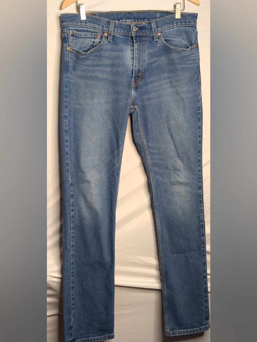 Mens Levi’s 511 Slim Fit All Seasons Tech Jeans W34 L34 Medium Wash